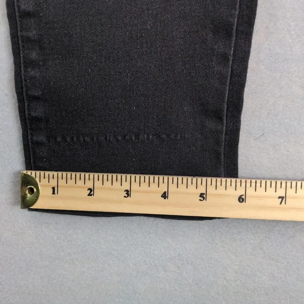 Faith Black Stretch Denim Jeans Women's 12 